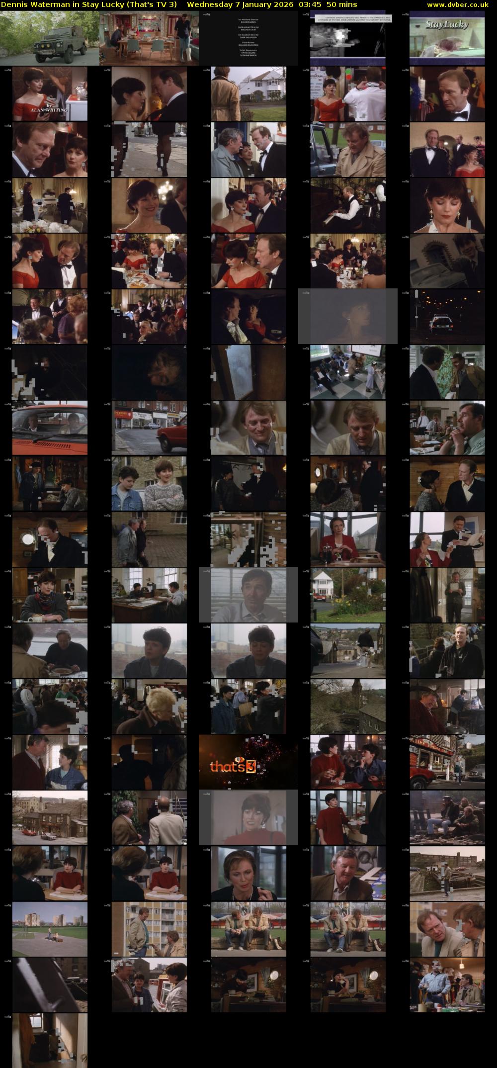 Dennis Waterman in Stay Lucky (That's TV 3) Wednesday 7 January 2026 03:45 - 04:35