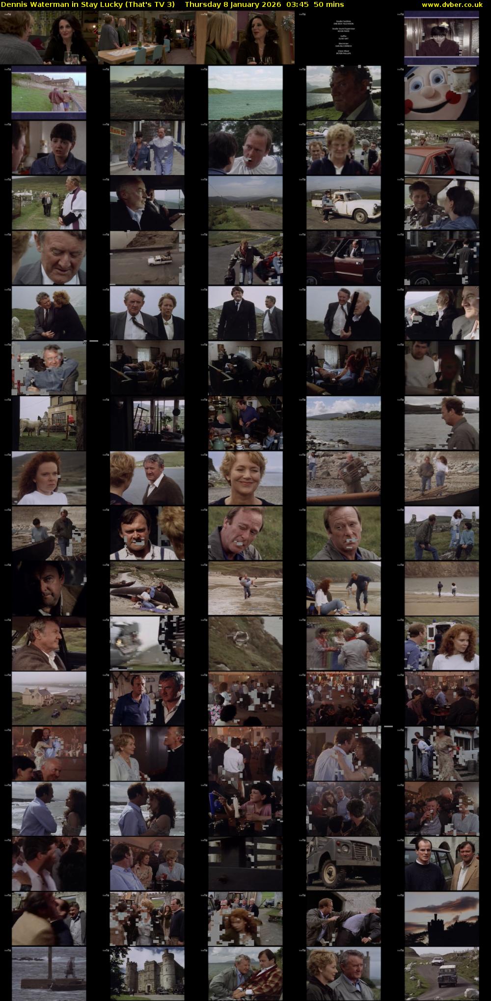 Dennis Waterman in Stay Lucky (That's TV 3) Thursday 8 January 2026 03:45 - 04:35