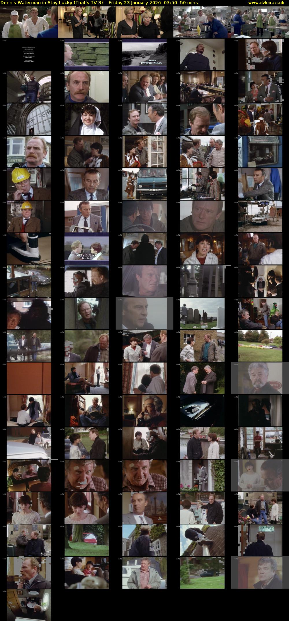 Dennis Waterman in Stay Lucky (That's TV 3) Friday 23 January 2026 03:50 - 04:40