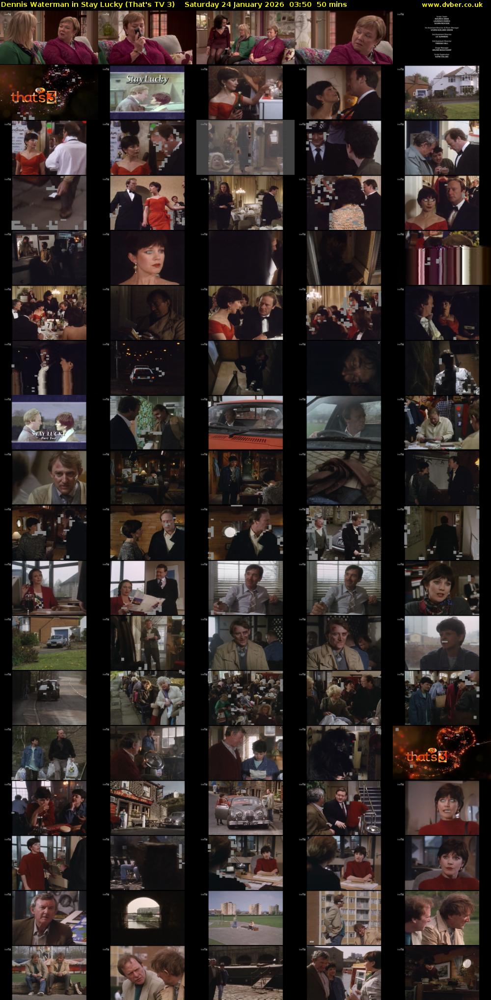 Dennis Waterman in Stay Lucky (That's TV 3) Saturday 24 January 2026 03:50 - 04:40