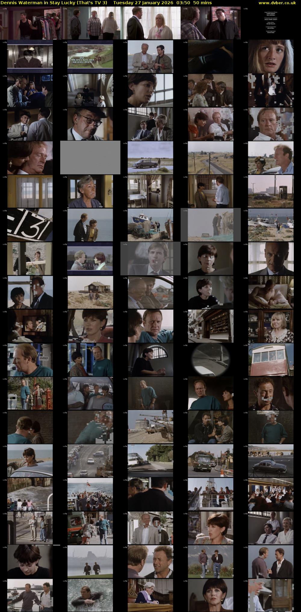 Dennis Waterman in Stay Lucky (That's TV 3) Tuesday 27 January 2026 03:50 - 04:40