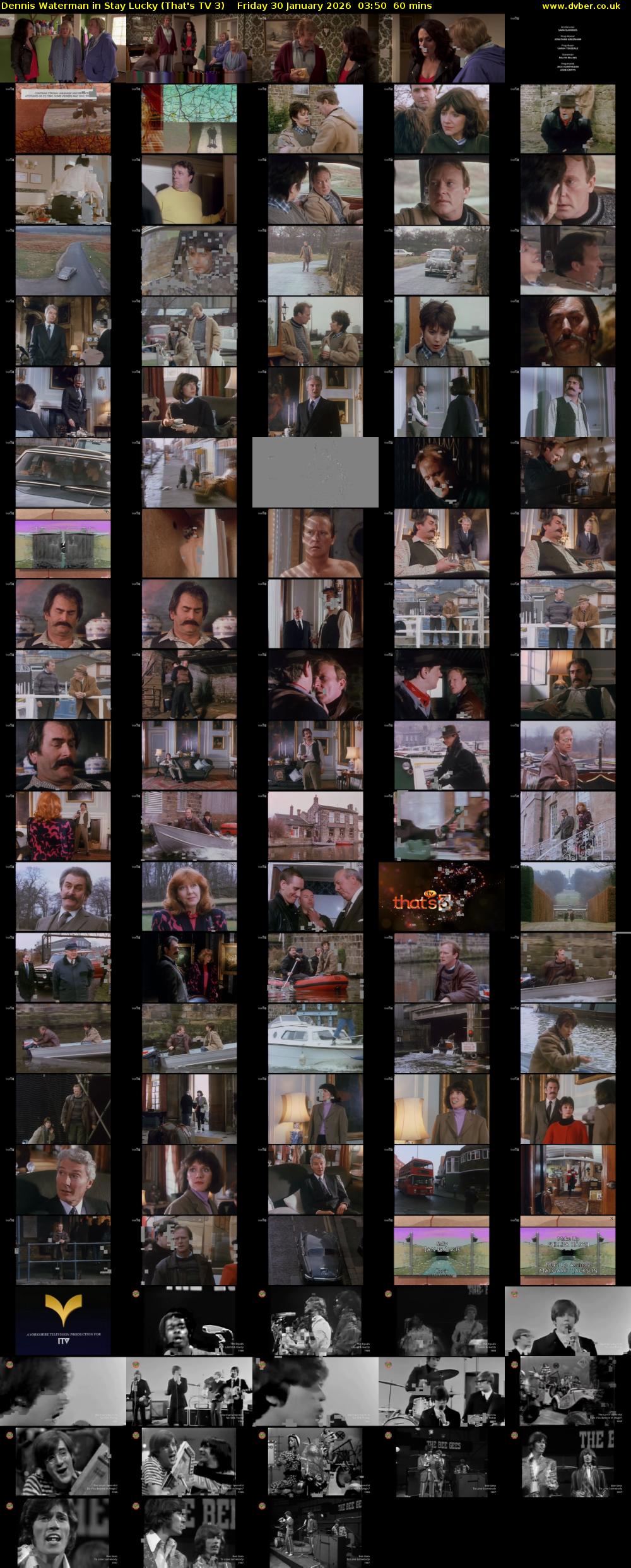 Dennis Waterman in Stay Lucky (That's TV 3) Friday 30 January 2026 03:50 - 04:50