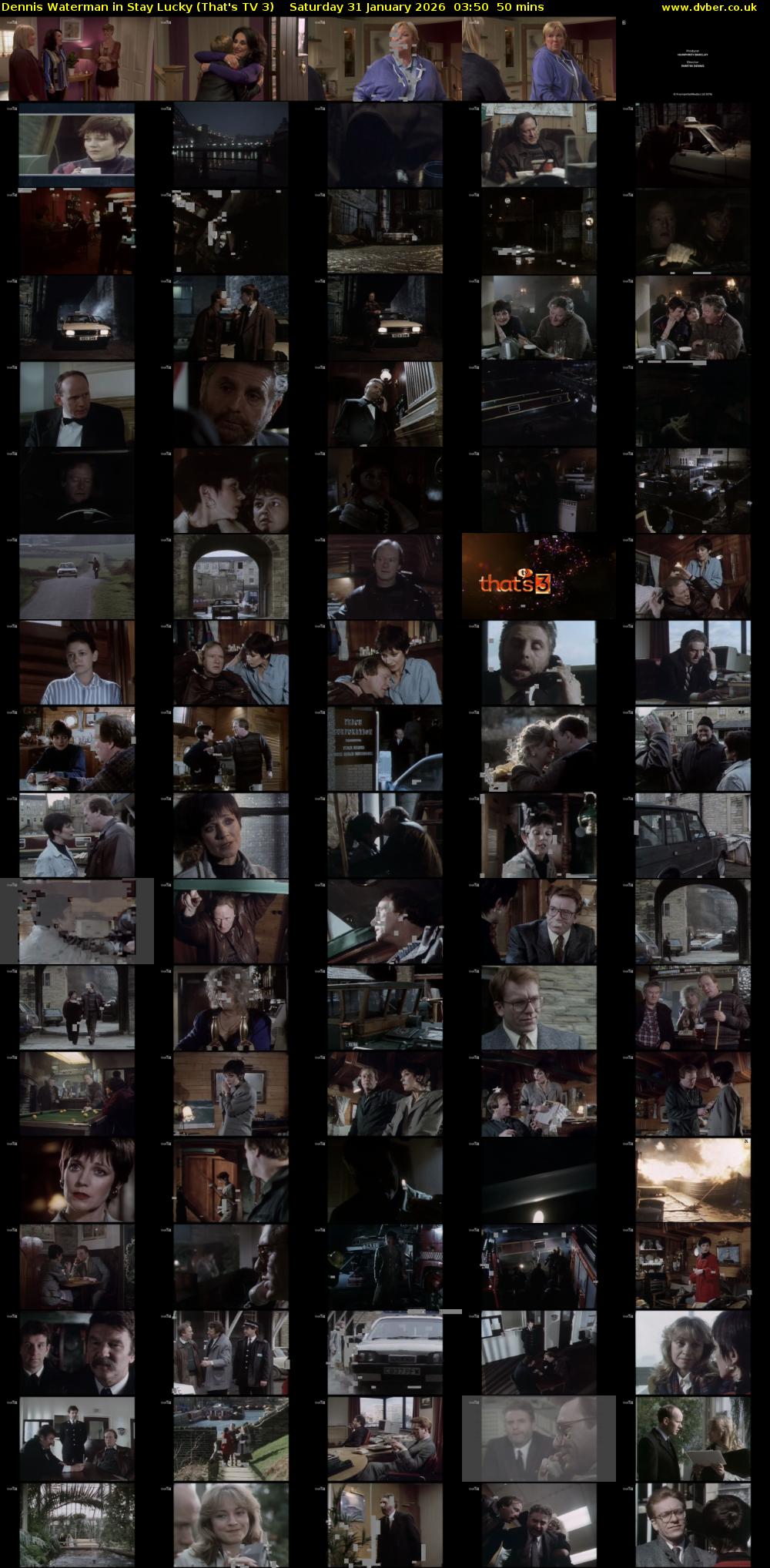 Dennis Waterman in Stay Lucky (That's TV 3) Saturday 31 January 2026 03:50 - 04:40