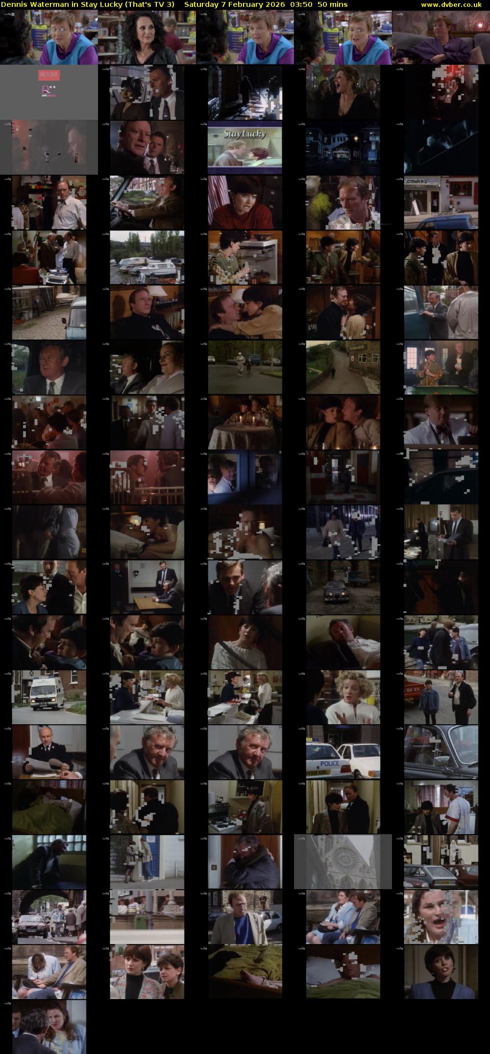 Dennis Waterman in Stay Lucky (That's TV 3) Saturday 7 February 2026 03:50 - 04:40