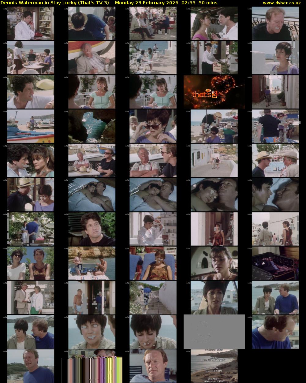 Dennis Waterman in Stay Lucky (That's TV 3) Monday 23 February 2026 02:55 - 03:45