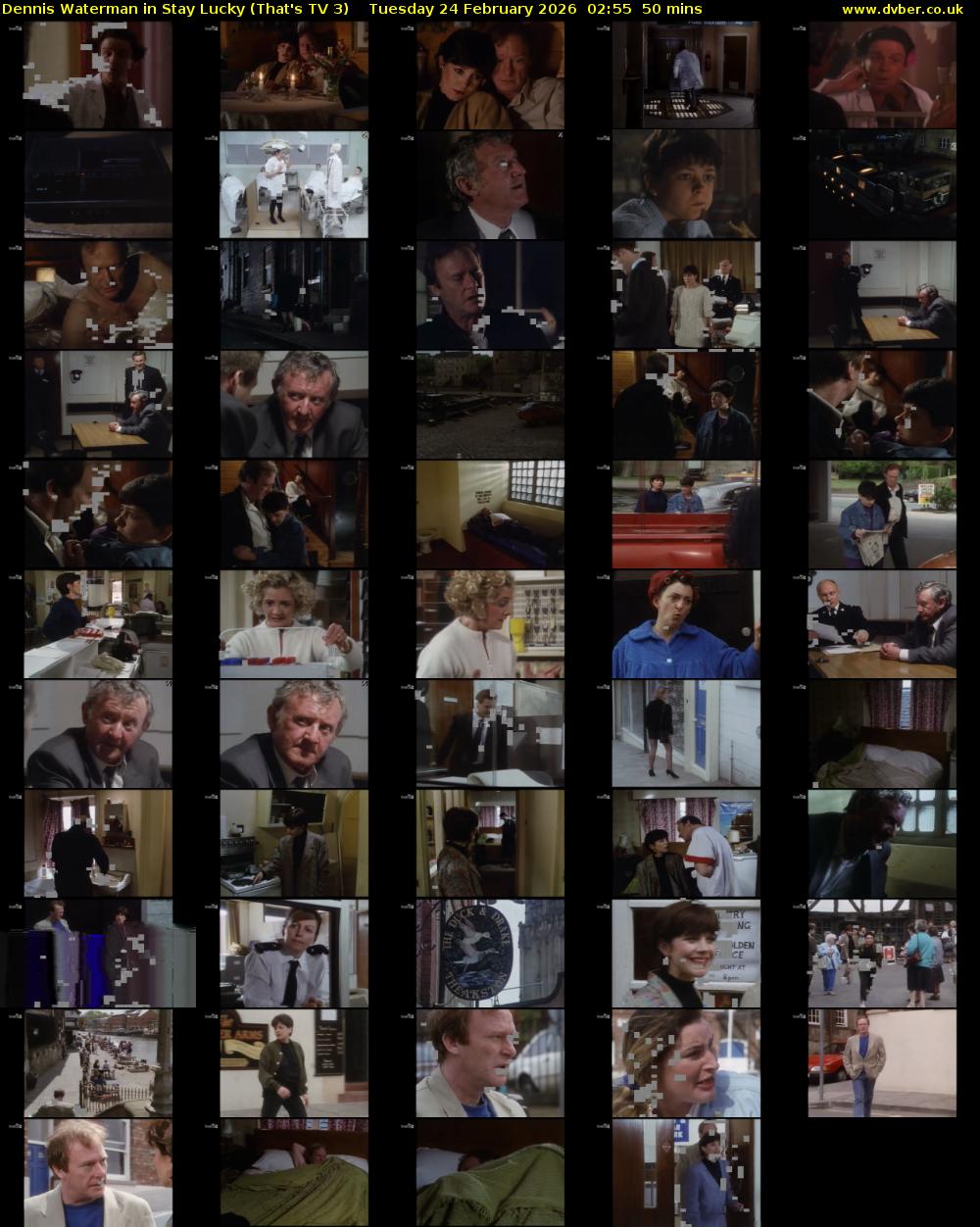 Dennis Waterman in Stay Lucky (That's TV 3) Tuesday 24 February 2026 02:55 - 03:45