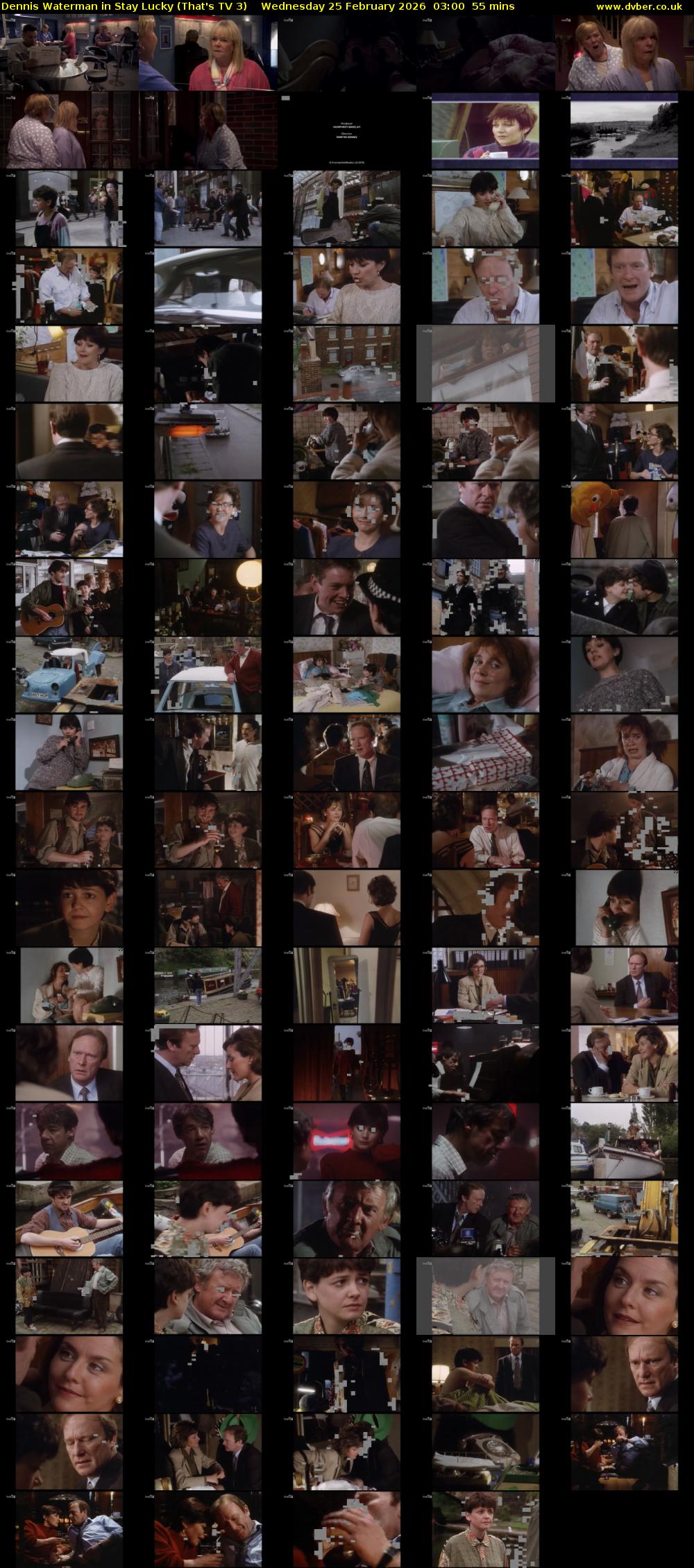 Dennis Waterman in Stay Lucky (That's TV 3) Wednesday 25 February 2026 03:00 - 03:55