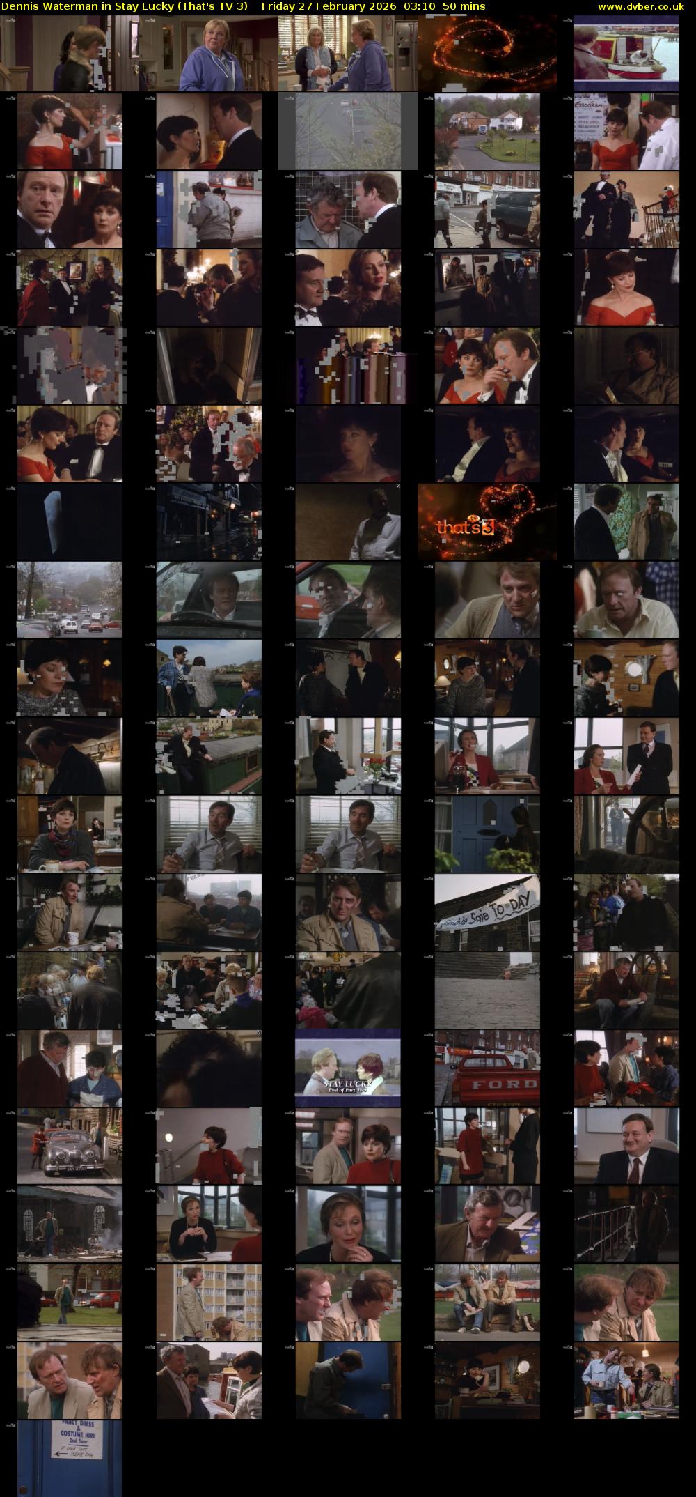 Dennis Waterman in Stay Lucky (That's TV 3) Friday 27 February 2026 03:10 - 04:00