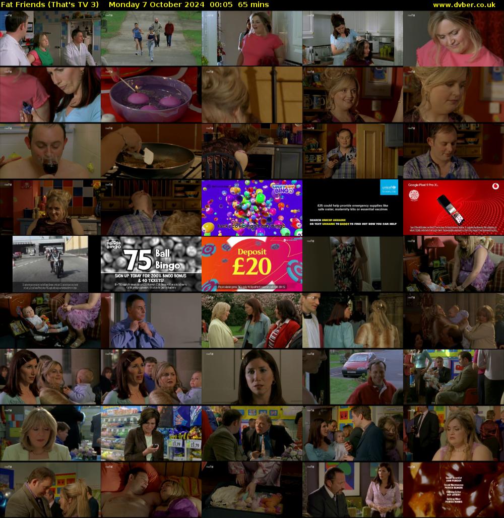 Fat Friends (That's TV 3) Monday 7 October 2024 00:05 - 01:10