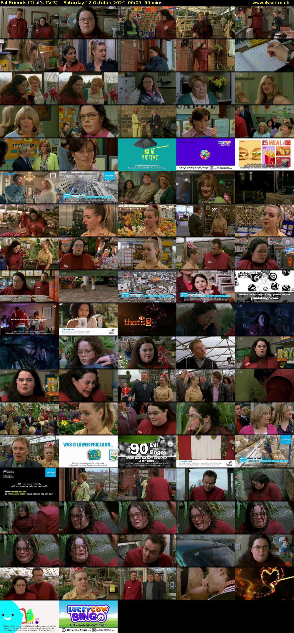 Fat Friends (That's TV 3) Saturday 12 October 2024 00:05 - 01:05