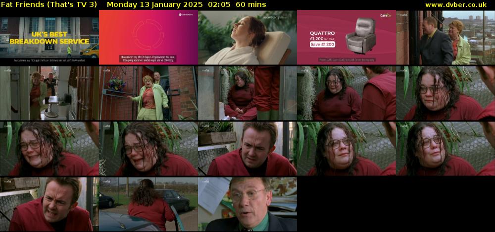 Fat Friends (That's TV 3) Monday 13 January 2025 02:05 - 03:05