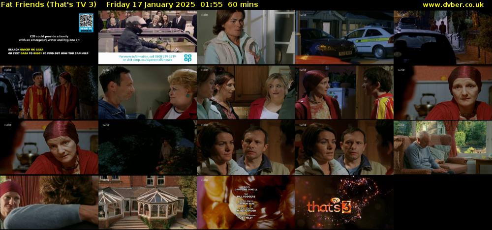Fat Friends (That's TV 3) Friday 17 January 2025 01:55 - 02:55