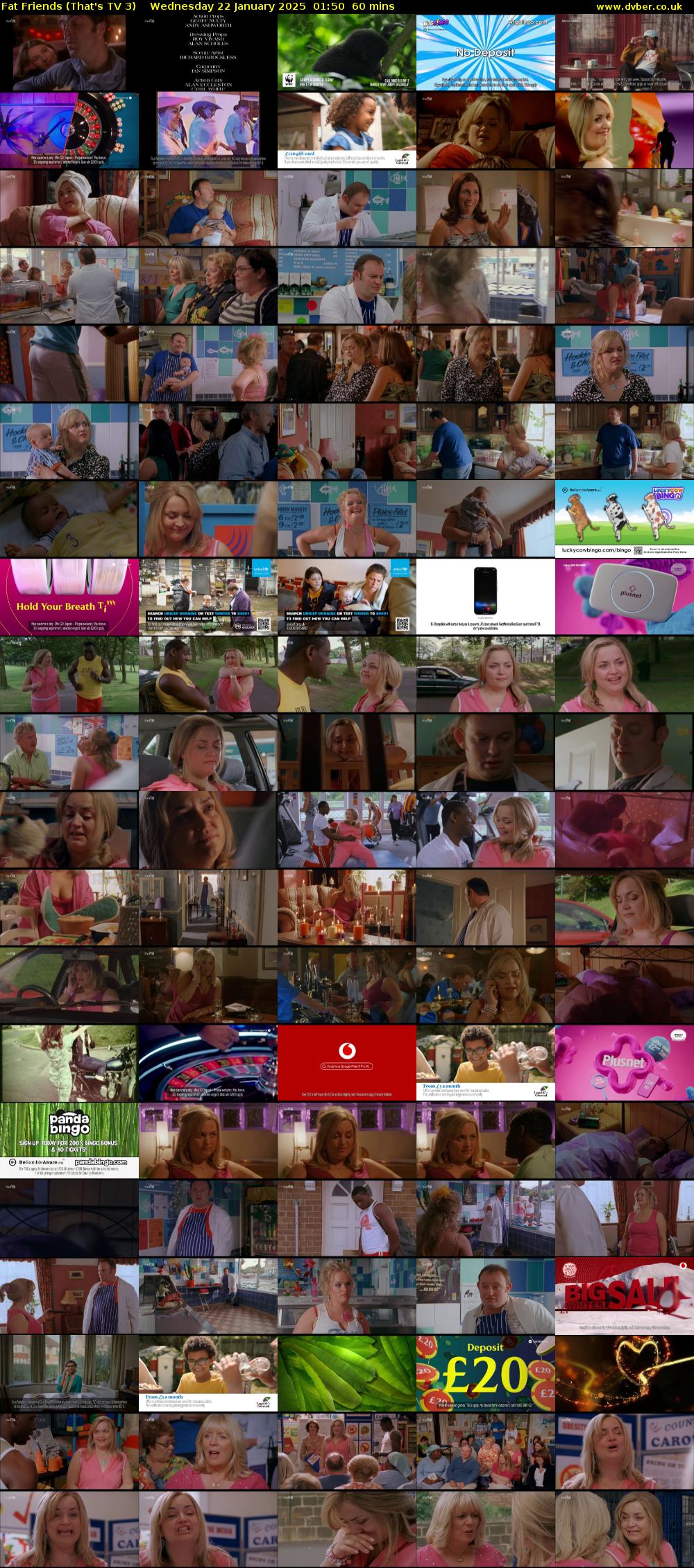 Fat Friends (That's TV 3) Wednesday 22 January 2025 01:50 - 02:50