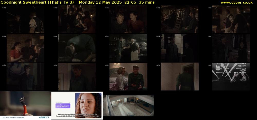 Goodnight Sweetheart (That's TV 3) Monday 12 May 2025 22:05 - 22:40