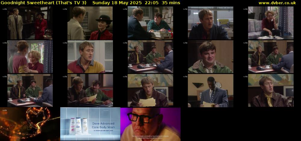 Goodnight Sweetheart (That's TV 3) Sunday 18 May 2025 22:05 - 22:40