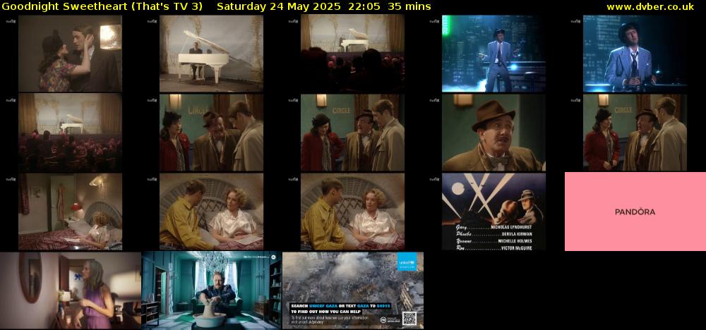 Goodnight Sweetheart (That's TV 3) Saturday 24 May 2025 22:05 - 22:40