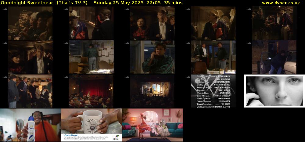 Goodnight Sweetheart (That's TV 3) Sunday 25 May 2025 22:05 - 22:40