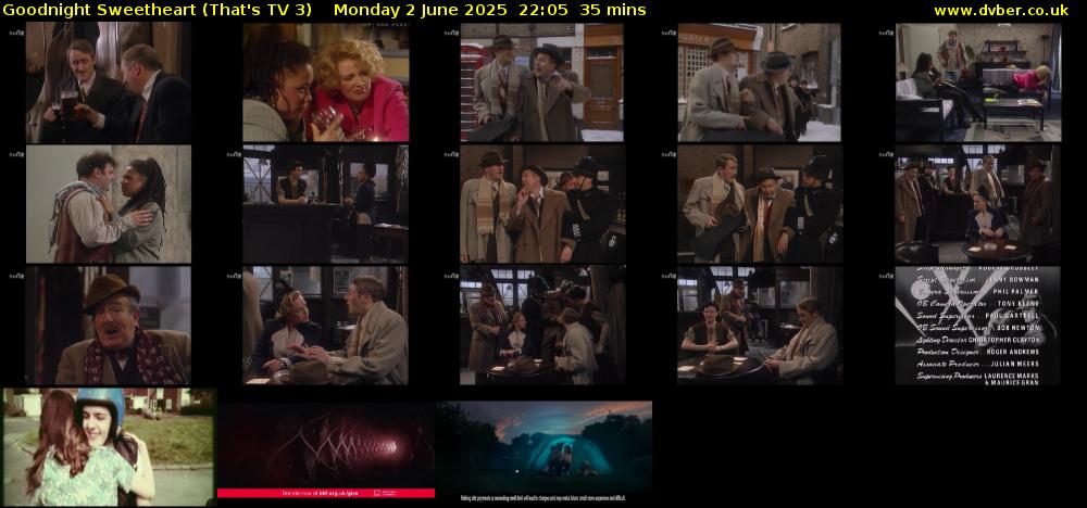 Goodnight Sweetheart (That's TV 3) Monday 2 June 2025 22:05 - 22:40