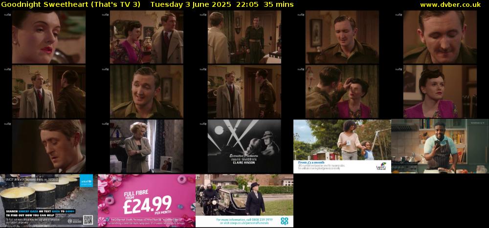 Goodnight Sweetheart (That's TV 3) Tuesday 3 June 2025 22:05 - 22:40
