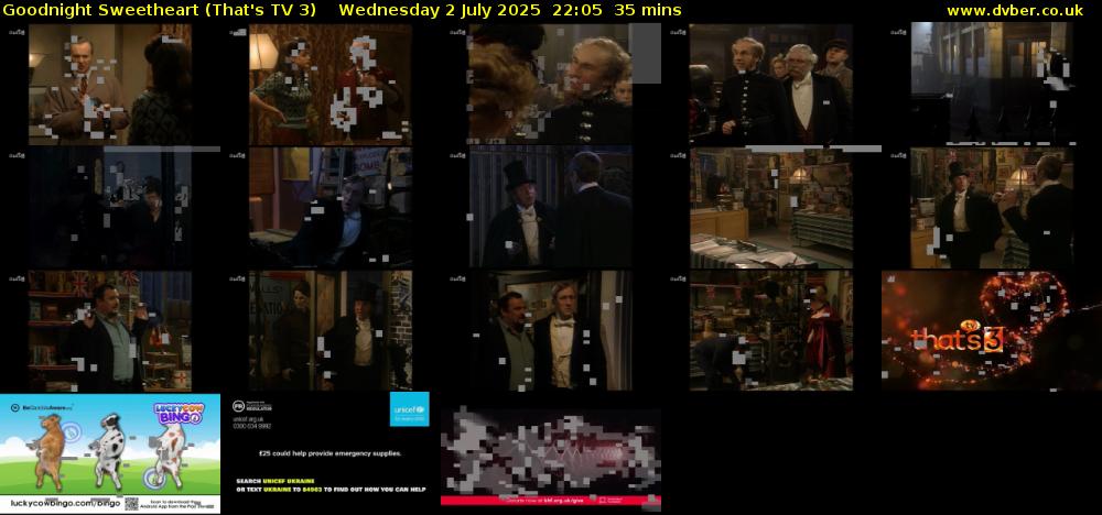 Goodnight Sweetheart (That's TV 3) Wednesday 2 July 2025 22:05 - 22:40