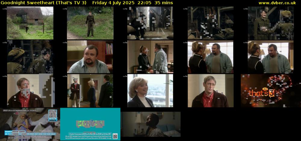 Goodnight Sweetheart (That's TV 3) Friday 4 July 2025 22:05 - 22:40