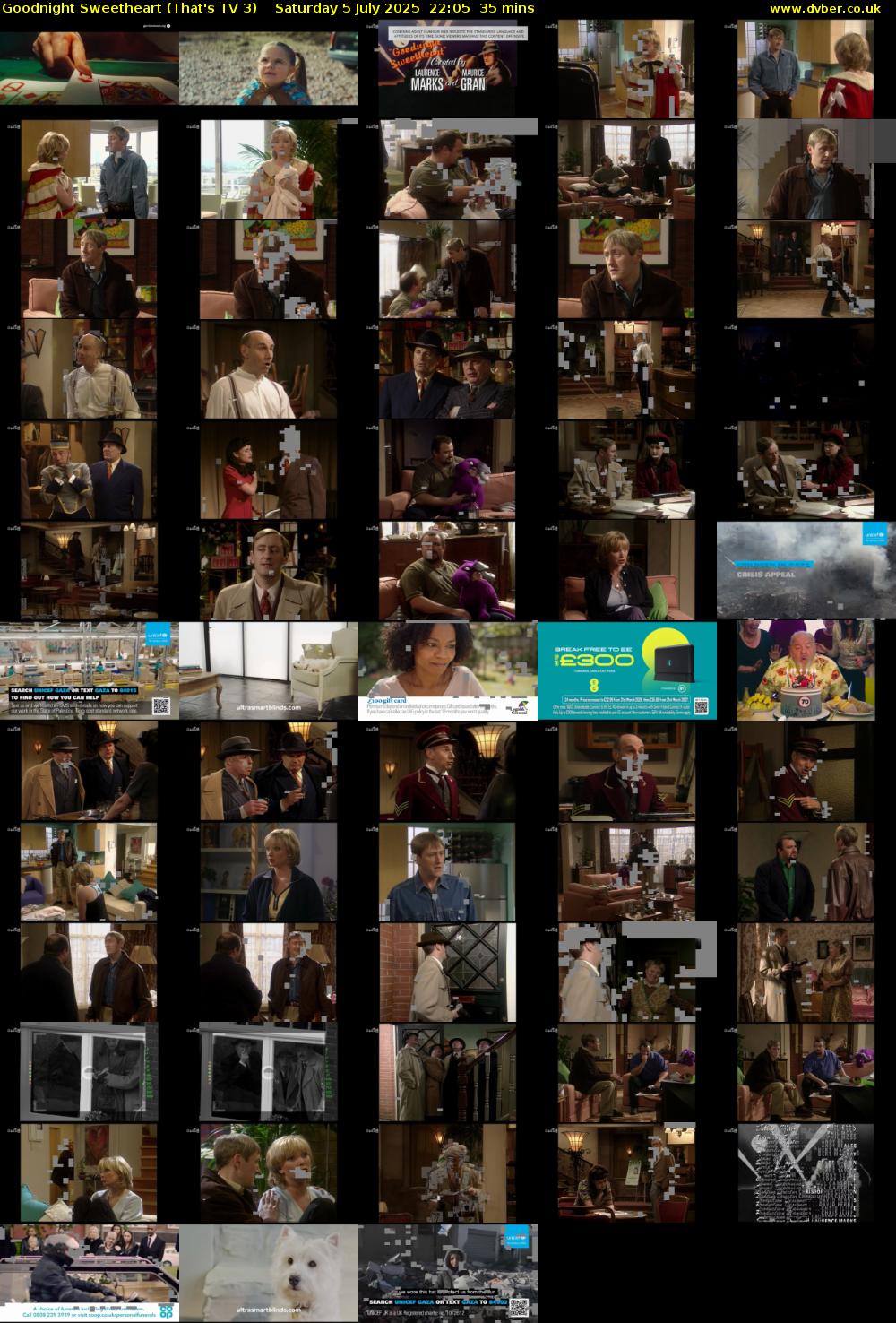 Goodnight Sweetheart (That's TV 3) Saturday 5 July 2025 22:05 - 22:40