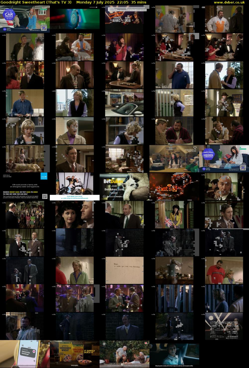 Goodnight Sweetheart (That's TV 3) Monday 7 July 2025 22:05 - 22:40