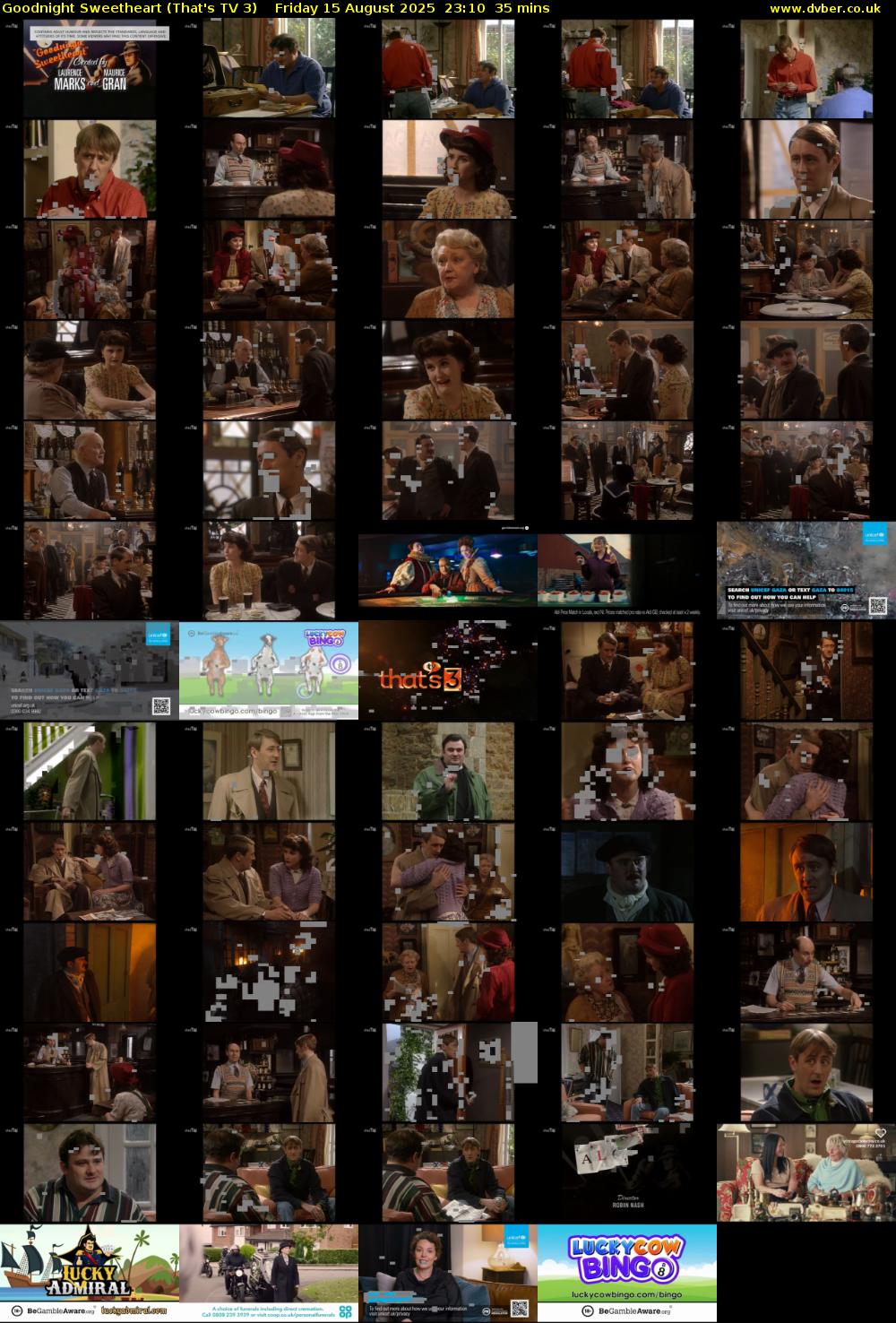 Goodnight Sweetheart (That's TV 3) Friday 15 August 2025 23:10 - 23:45