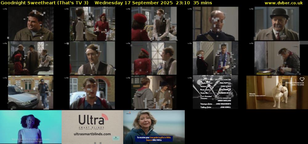 Goodnight Sweetheart (That's TV 3) Wednesday 17 September 2025 23:10 - 23:45