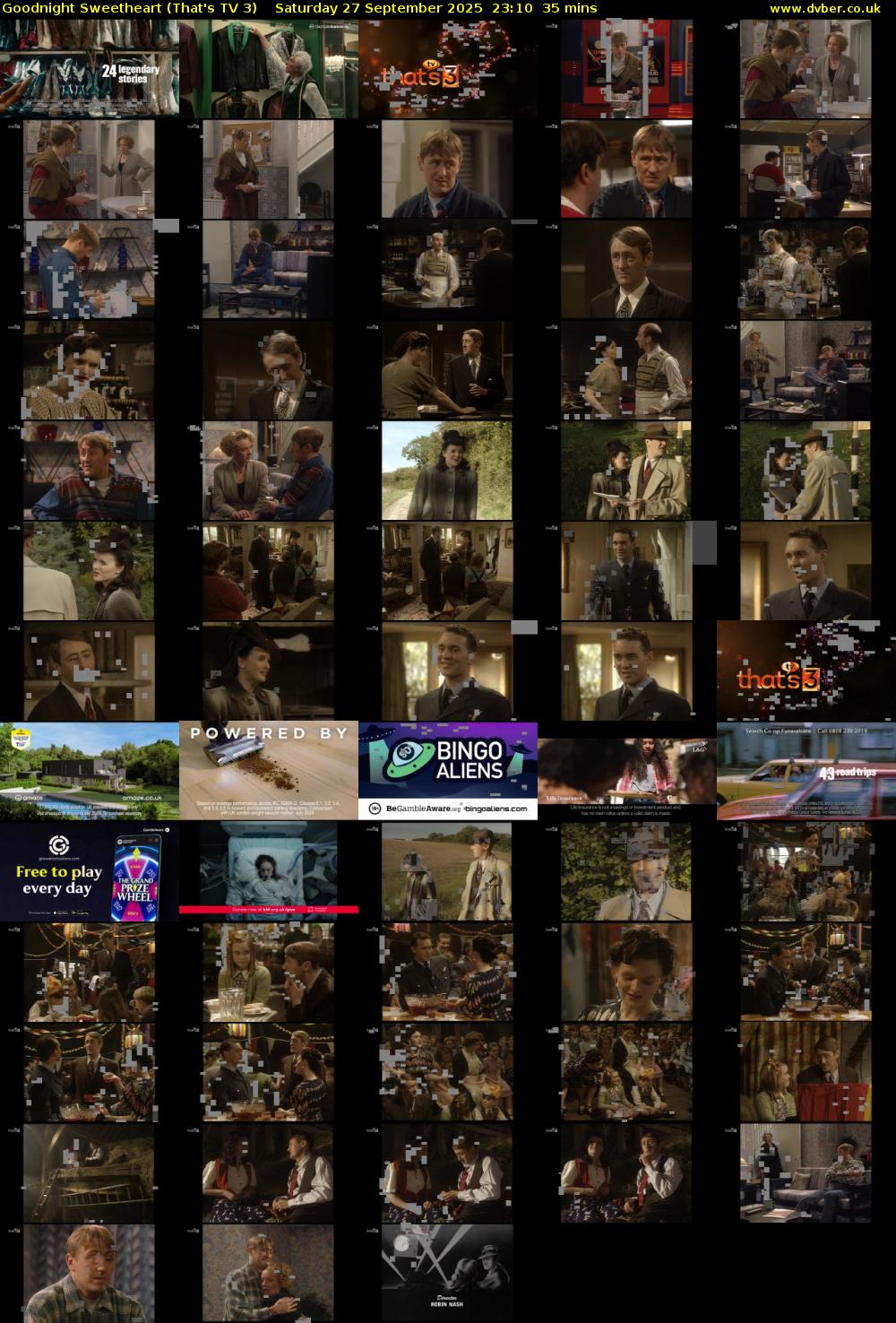 Goodnight Sweetheart (That's TV 3) Saturday 27 September 2025 23:10 - 23:45