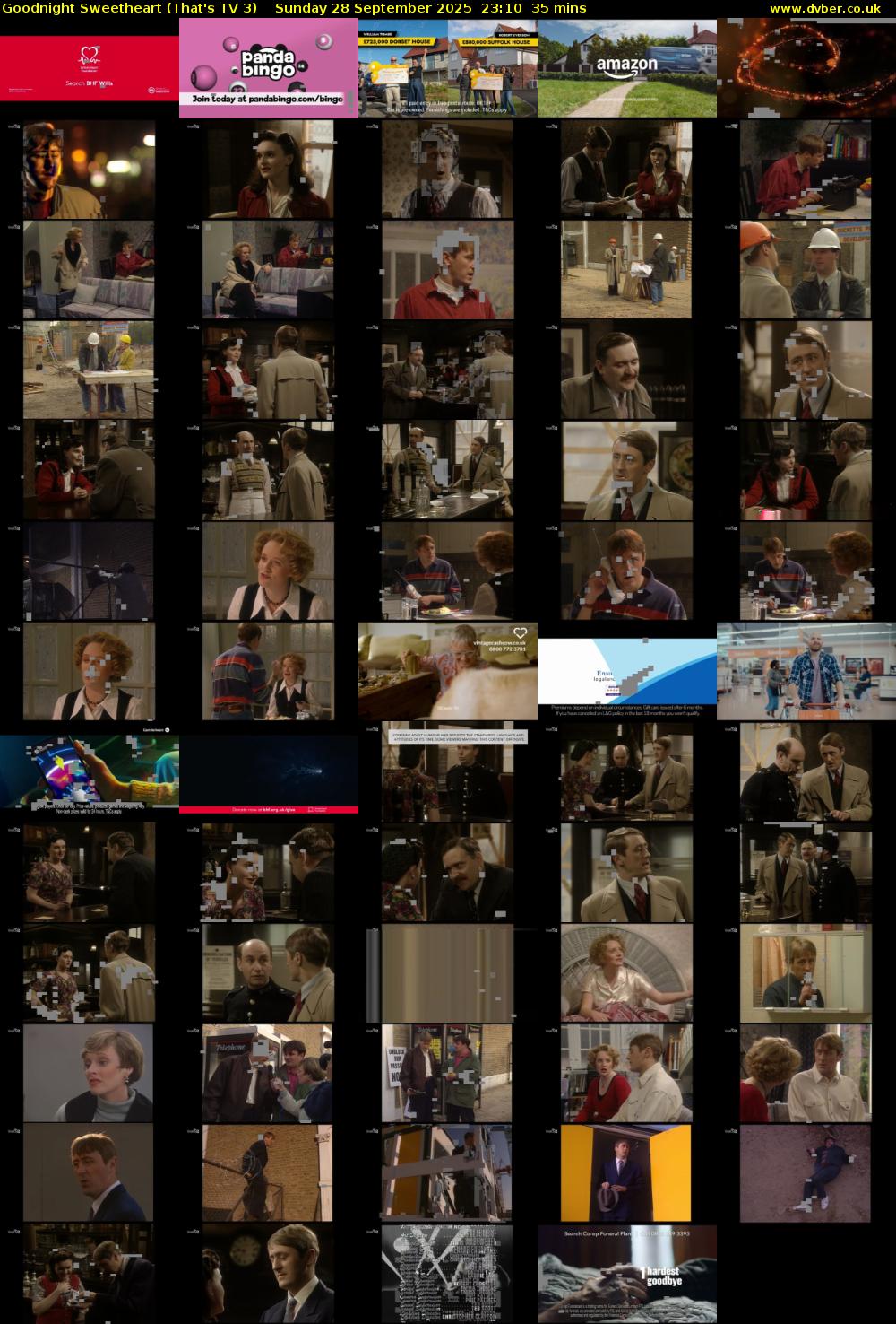 Goodnight Sweetheart (That's TV 3) Sunday 28 September 2025 23:10 - 23:45