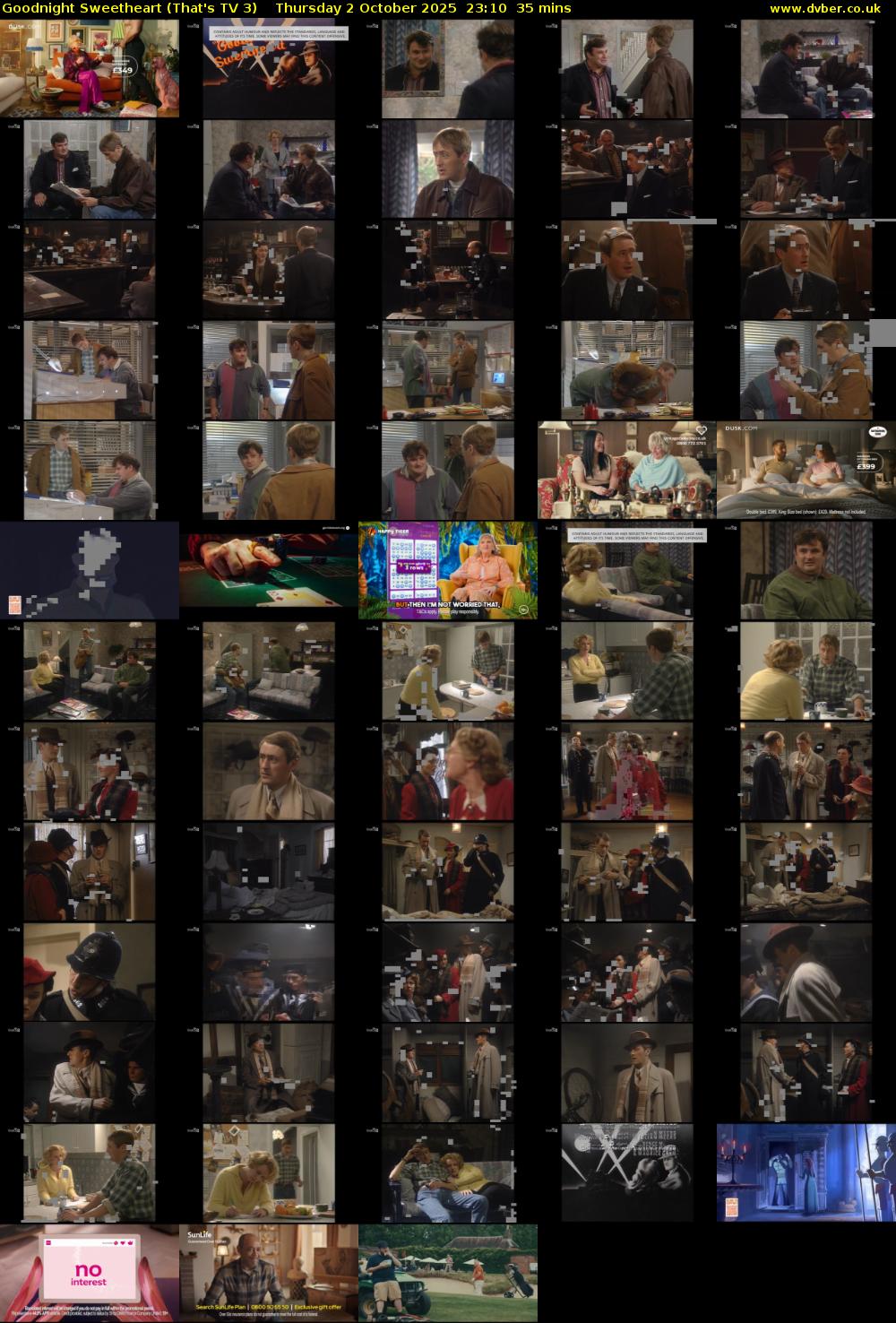 Goodnight Sweetheart (That's TV 3) Thursday 2 October 2025 23:10 - 23:45