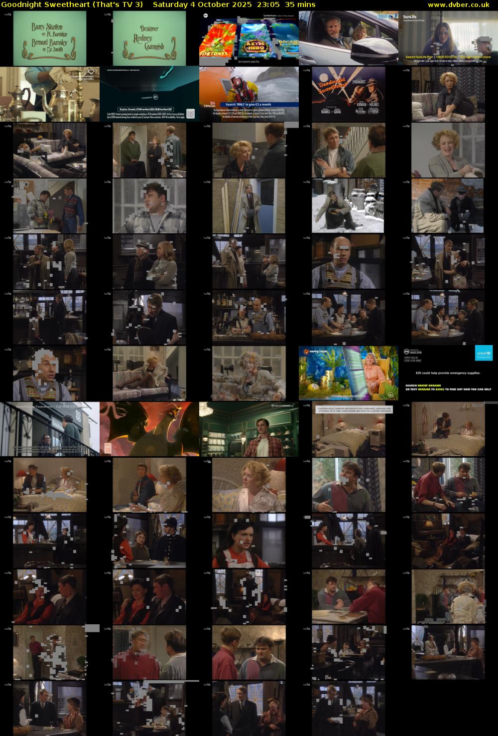 Goodnight Sweetheart (That's TV 3) Saturday 4 October 2025 23:05 - 23:40