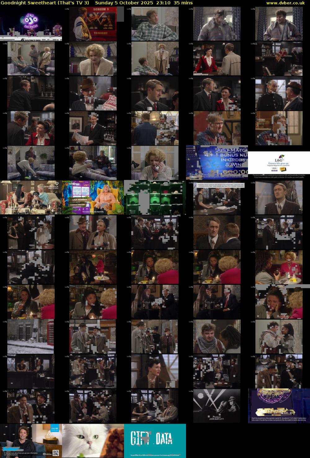 Goodnight Sweetheart (That's TV 3) Sunday 5 October 2025 23:10 - 23:45