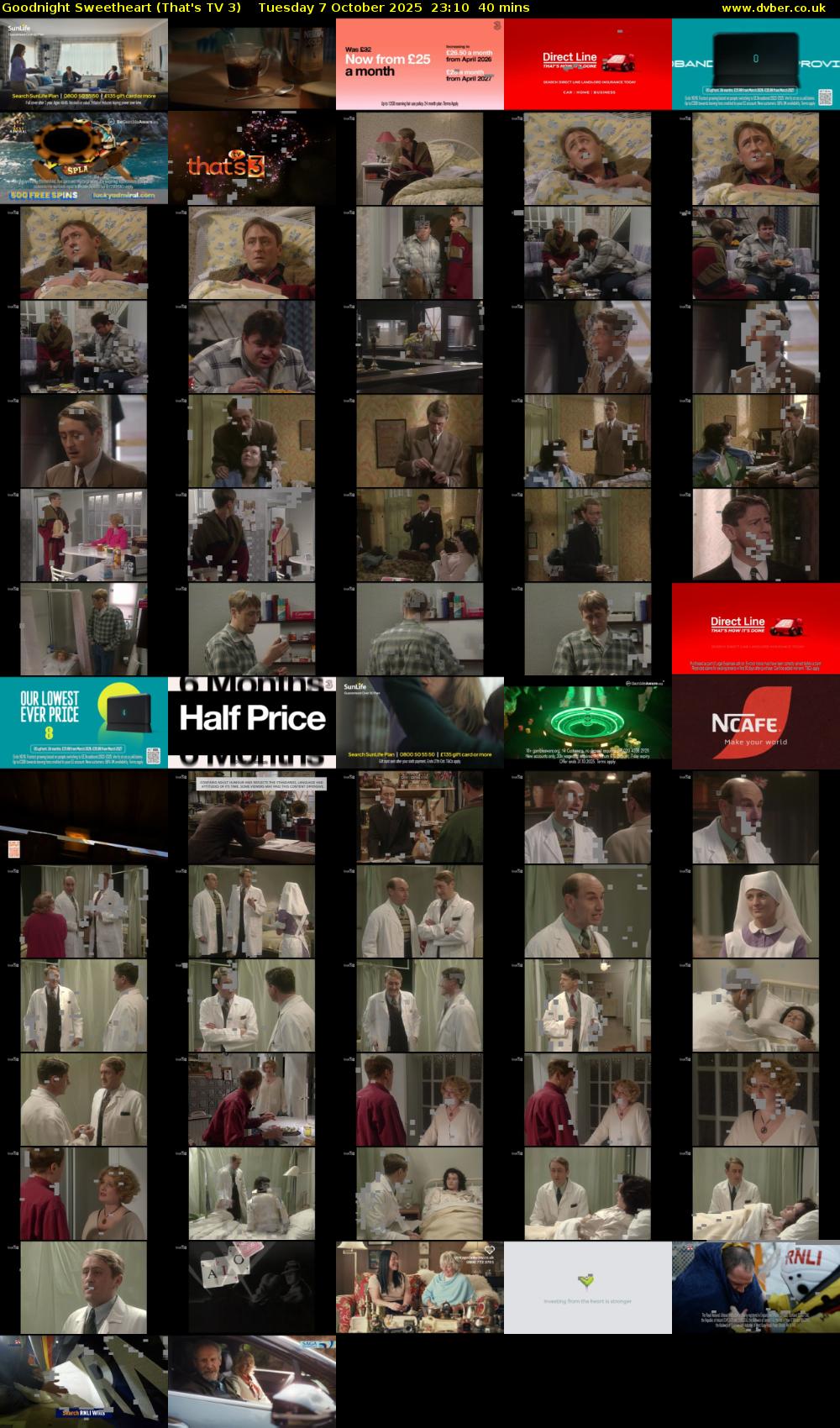 Goodnight Sweetheart (That's TV 3) Tuesday 7 October 2025 23:10 - 23:50