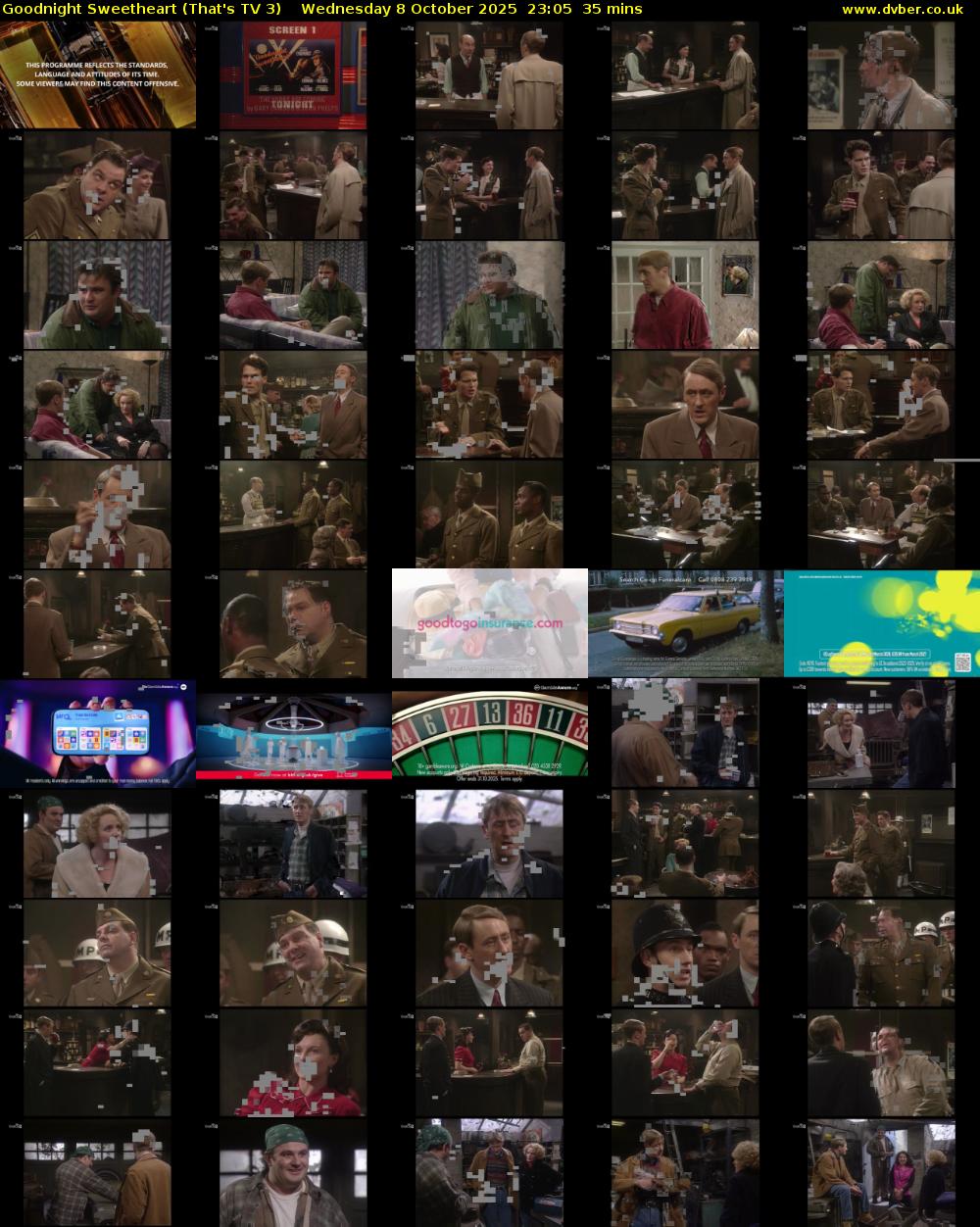 Goodnight Sweetheart (That's TV 3) Wednesday 8 October 2025 23:05 - 23:40