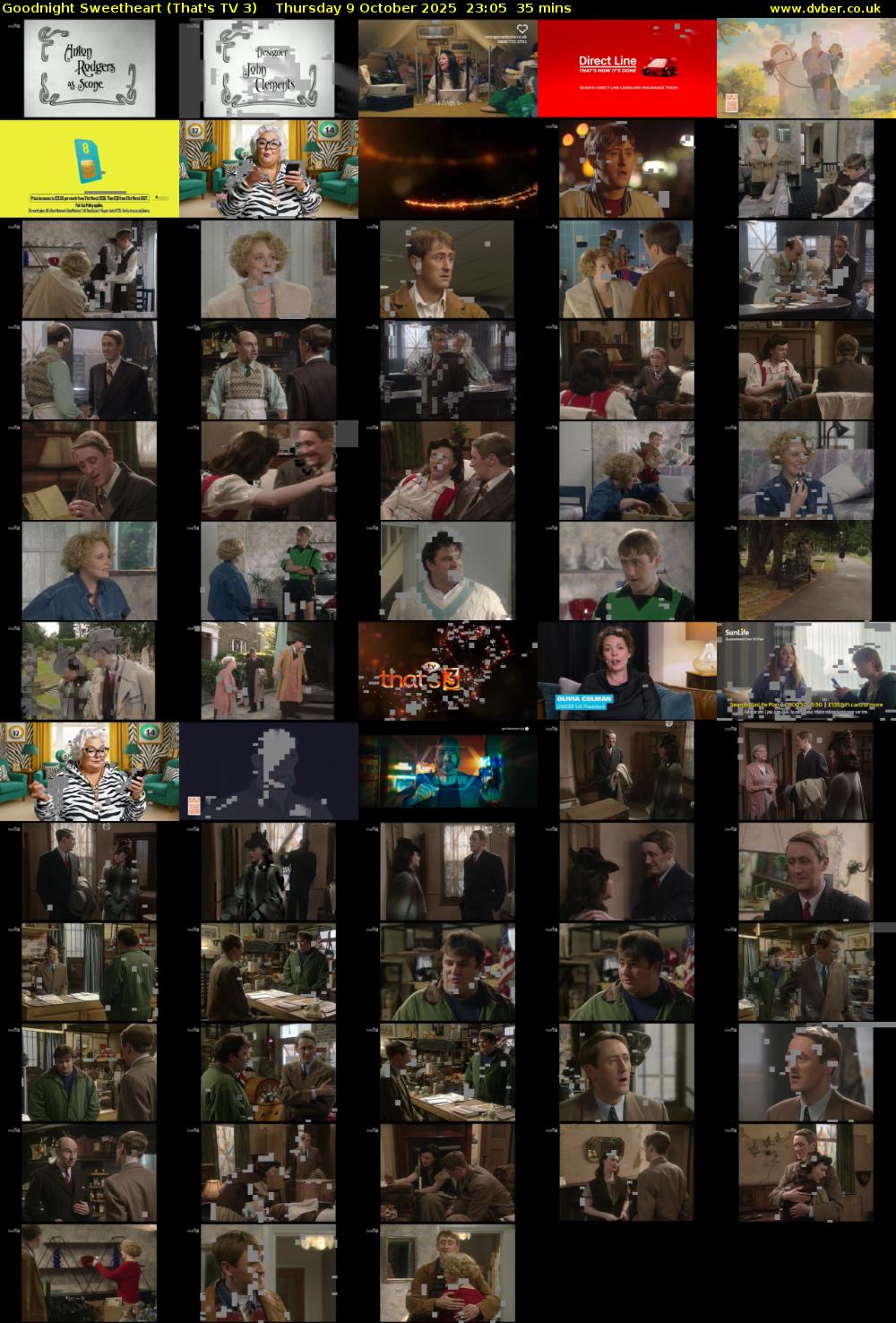 Goodnight Sweetheart (That's TV 3) Thursday 9 October 2025 23:05 - 23:40