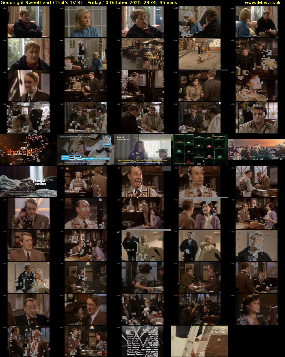 Goodnight Sweetheart (That's TV 3) Friday 10 October 2025 23:05 - 23:40