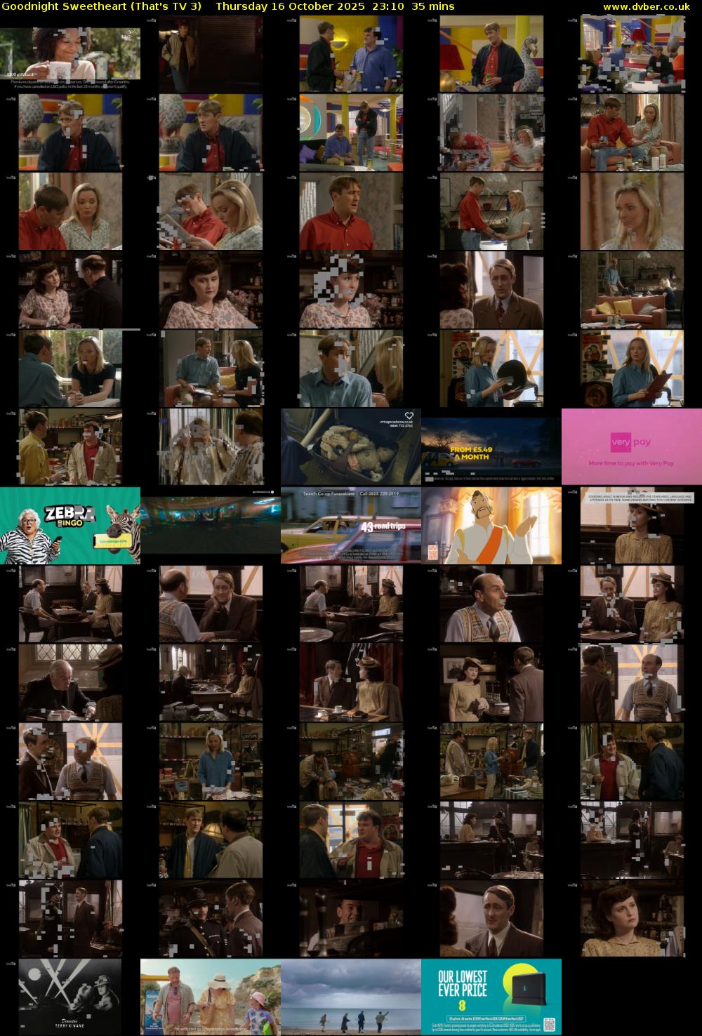 Goodnight Sweetheart (That's TV 3) Thursday 16 October 2025 23:10 - 23:45