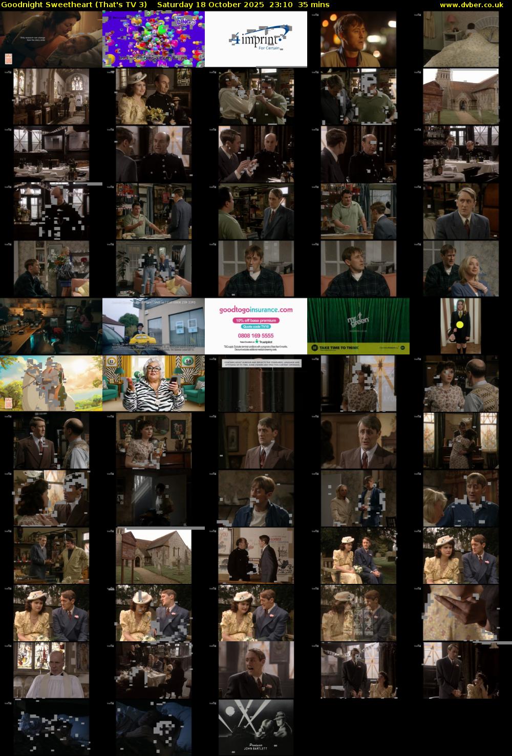 Goodnight Sweetheart (That's TV 3) Saturday 18 October 2025 23:10 - 23:45