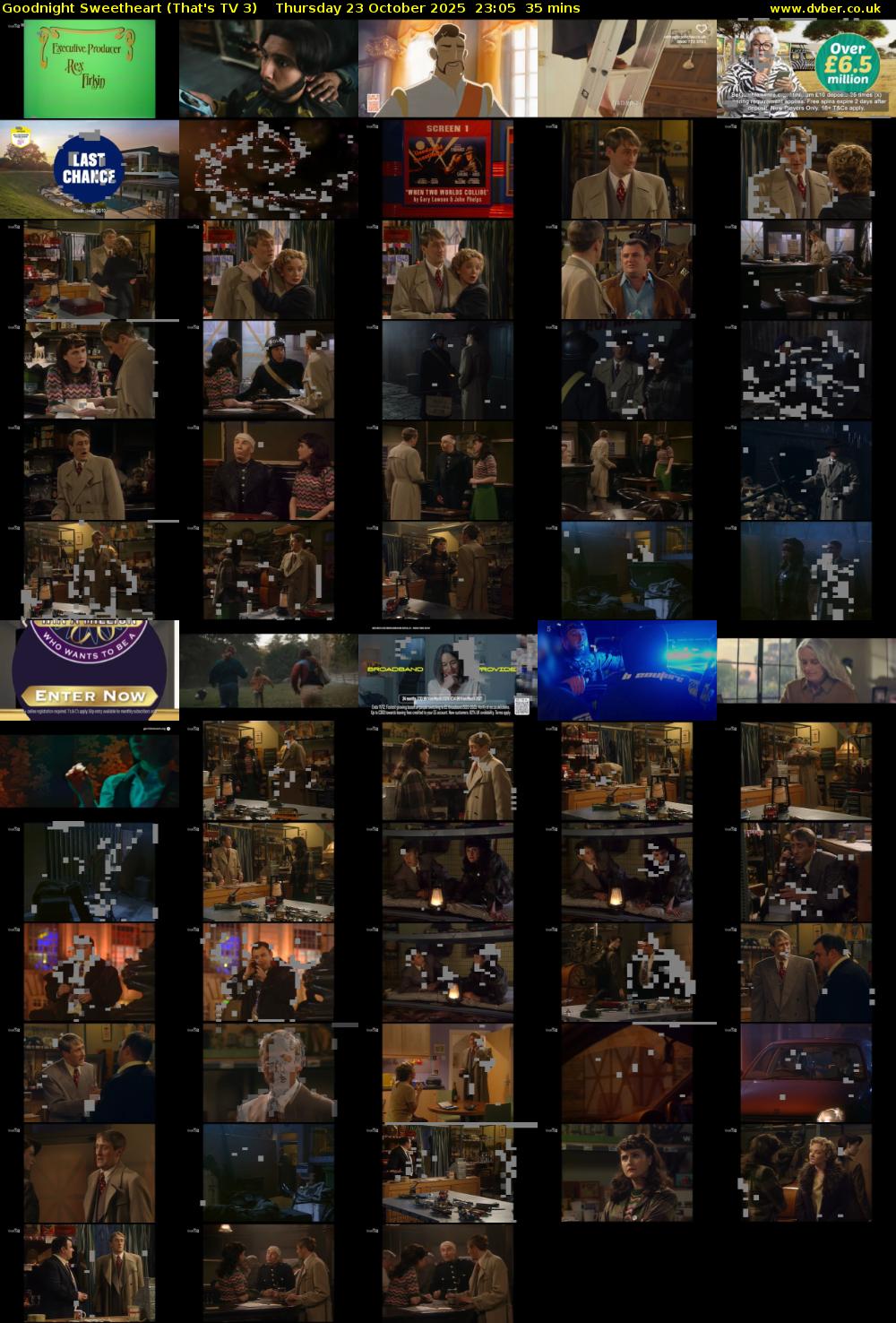 Goodnight Sweetheart (That's TV 3) Thursday 23 October 2025 23:05 - 23:40