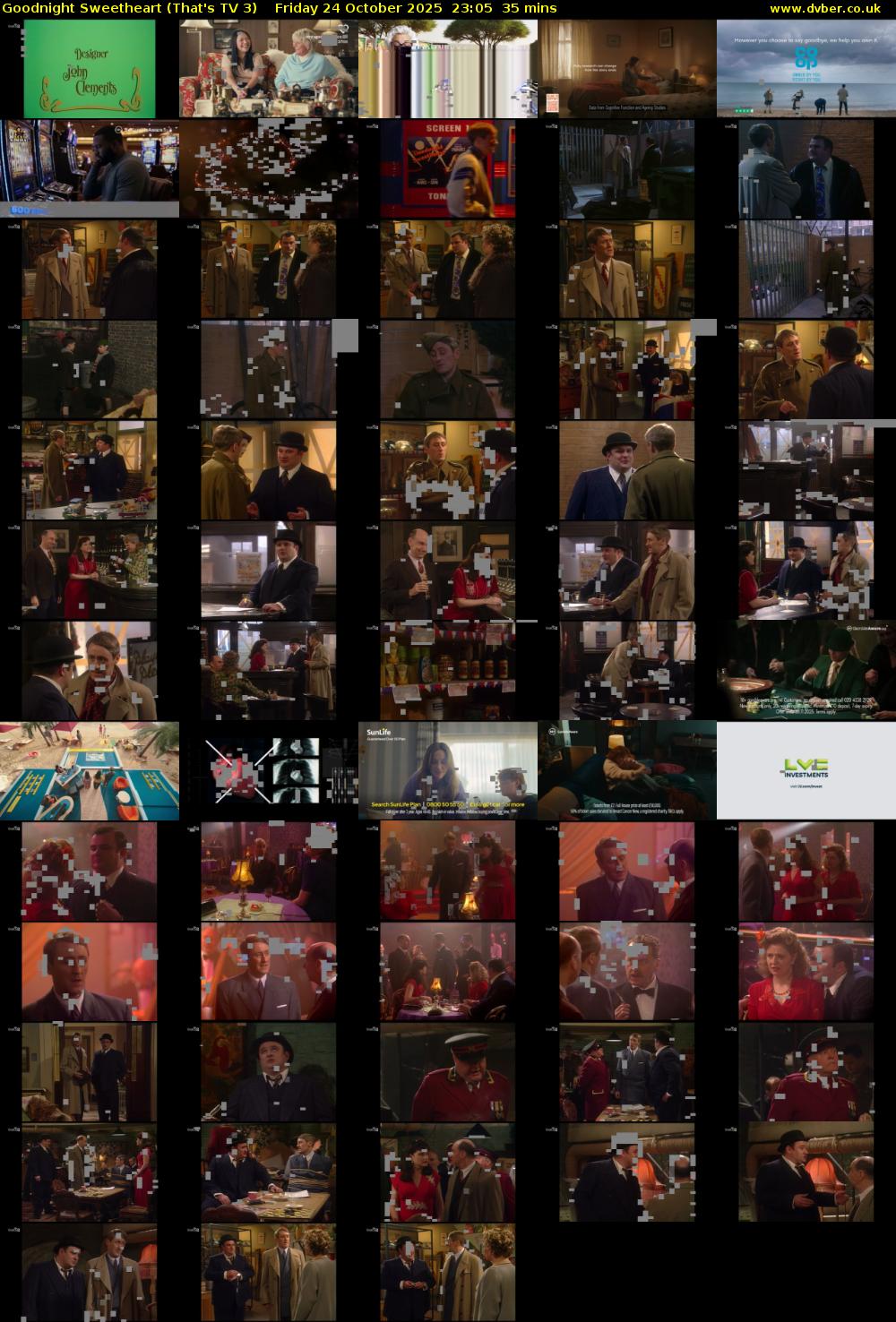 Goodnight Sweetheart (That's TV 3) Friday 24 October 2025 23:05 - 23:40