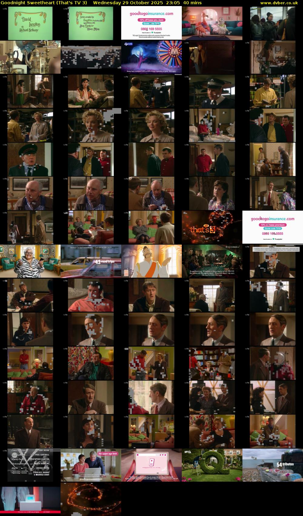 Goodnight Sweetheart (That's TV 3) Wednesday 29 October 2025 23:05 - 23:45