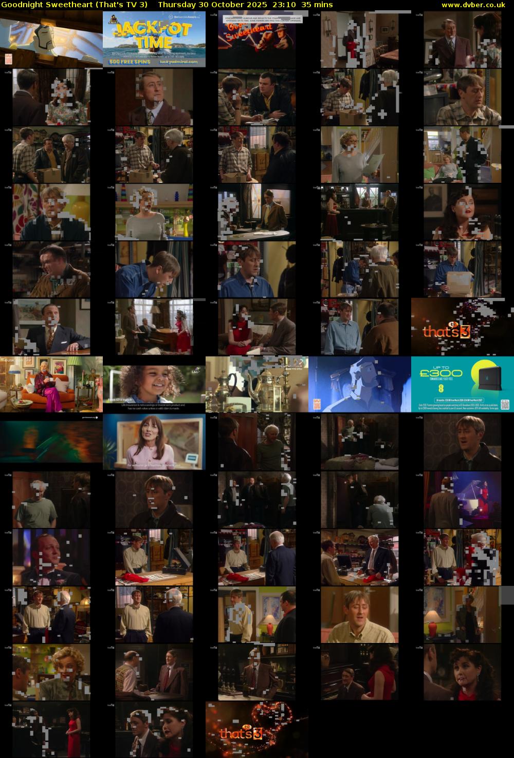 Goodnight Sweetheart (That's TV 3) Thursday 30 October 2025 23:10 - 23:45