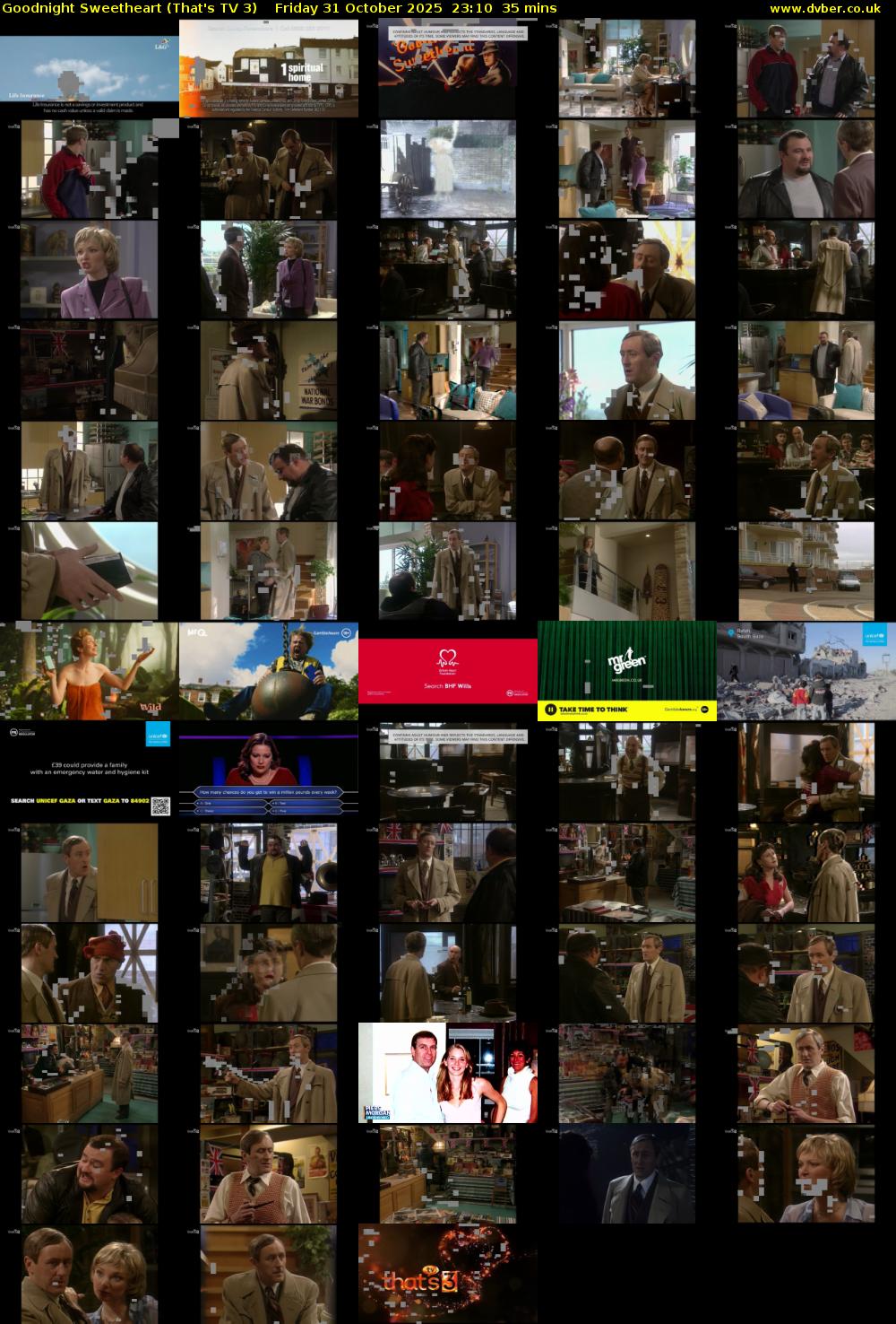 Goodnight Sweetheart (That's TV 3) Friday 31 October 2025 23:10 - 23:45