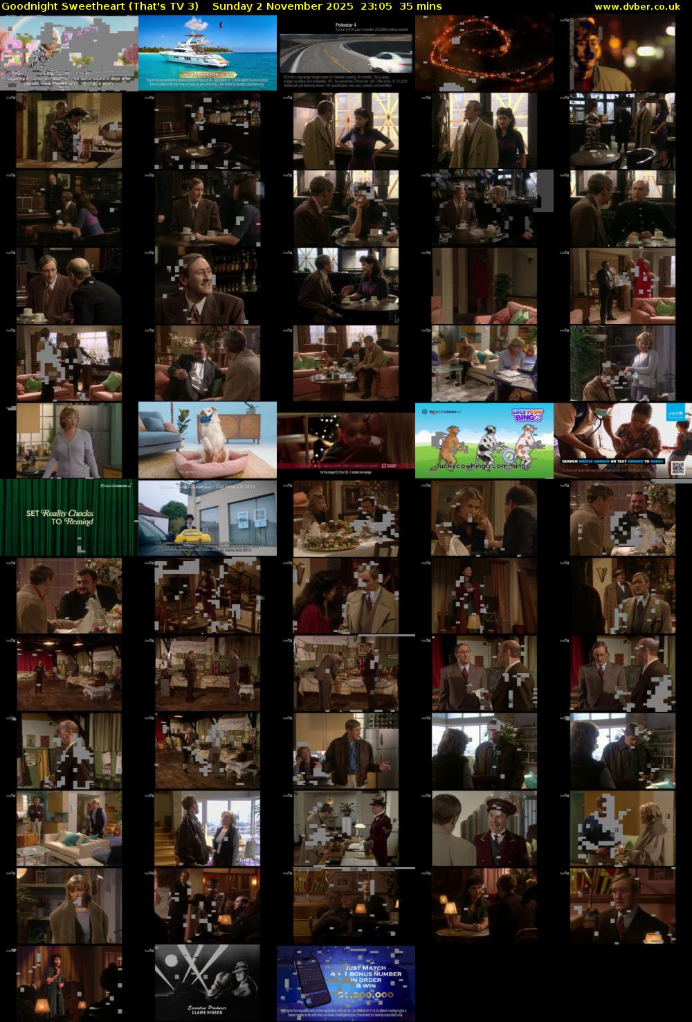 Goodnight Sweetheart (That's TV 3) Sunday 2 November 2025 23:05 - 23:40