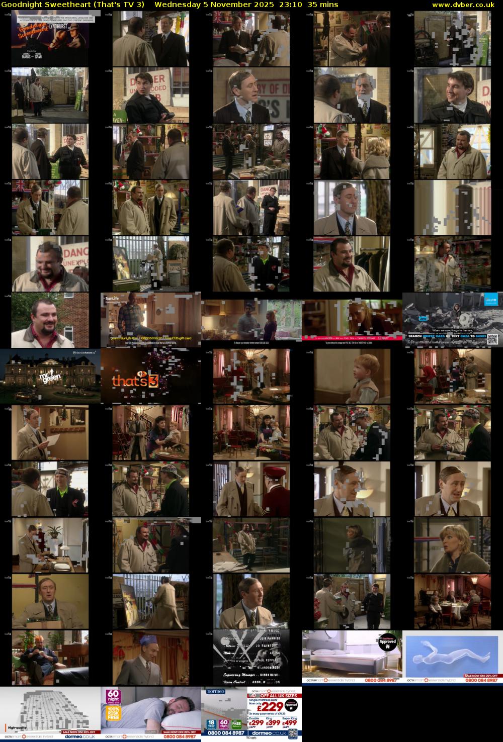 Goodnight Sweetheart (That's TV 3) Wednesday 5 November 2025 23:10 - 23:45