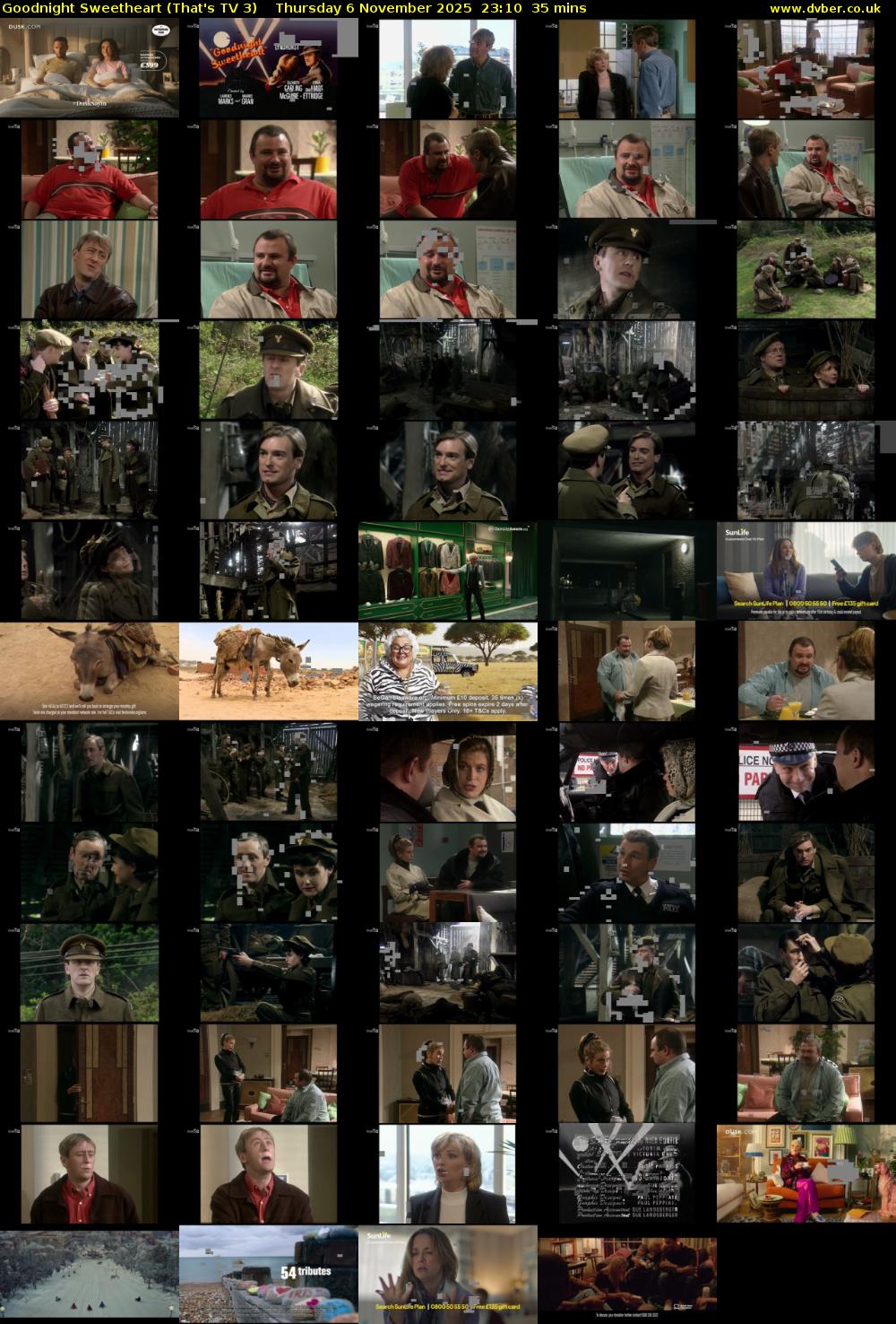 Goodnight Sweetheart (That's TV 3) Thursday 6 November 2025 23:10 - 23:45