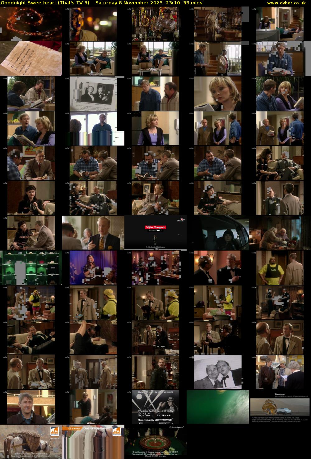 Goodnight Sweetheart (That's TV 3) Saturday 8 November 2025 23:10 - 23:45