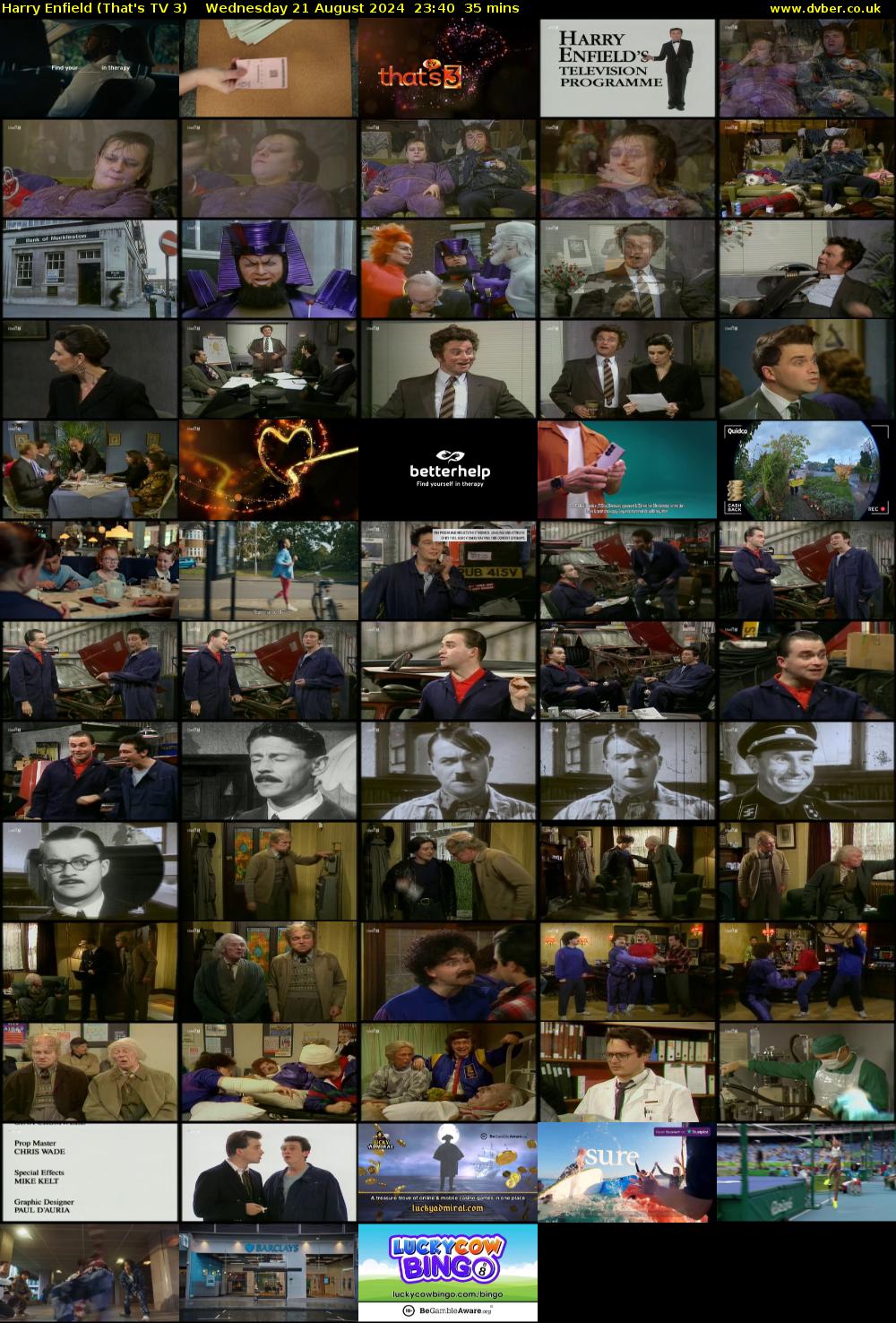 Harry Enfield (That's TV 3) Wednesday 21 August 2024 23:40 - 00:15
